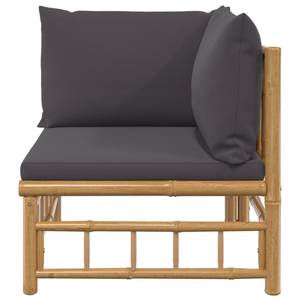 Garten Ecksofa 3028342-1 Grau - Bambus - 69 x 65 x 69 cm