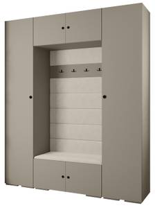 Garderobe Inova 2 Z13 Schwarz - Grau - Weiß - Schwarz