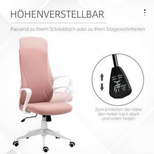 Bürostuhl 921-637V00PK Hochglanz Altrosa