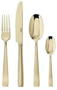 Besteckset Flat 24-teilig Champagner - Anzahl Teile im Set: 24