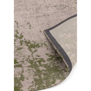 Tapis de salon tissé plat RADA Vert - 200 x 290 cm