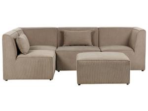 Modulsofa LEMVIG 5-tlg Beige - Taupe - 250 x 166 cm