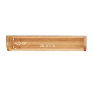Gewürzregal stehend Braun - Bambus - 31 x 26 x 6 cm