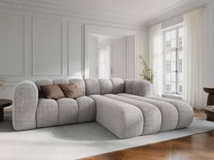 modulares Ecksofa LUPINE 3 Sitzplätze Hellgrau