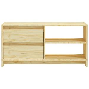 TV-Schrank D510 Braun - Massivholz - 31 x 39 x 80 cm