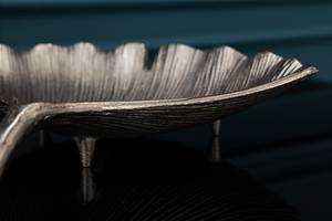 Schale GINKGO Silber - 33 x 6 x 30 cm