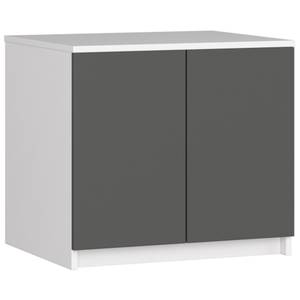 Surmeuble pour Armoire S60 2T CLP Gris - Blanc