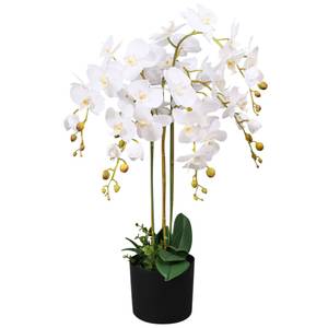 Künstliche Orchidee mit Topf 294041 Weiß - 18 x 75 x 18 cm