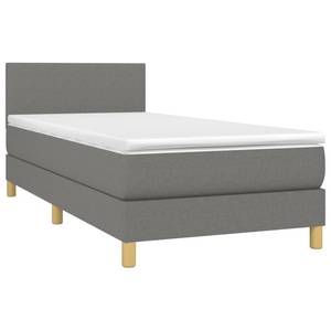 Boxspringbett 3017288-1 Dunkelgrau - 90 x 193 cm