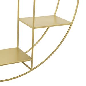 Wandregal Wally Gold - Metall - 70 x 70 x 15 cm