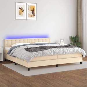 Boxspringbett 3017265-28 Creme - Breite: 200 cm