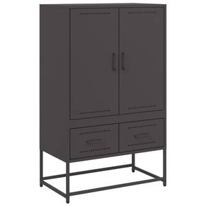 Highboard DE8520 Schwarz - Metall - 39 x 112 x 68 cm