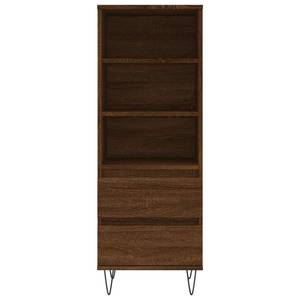 Highboard DE5971 Eiche Schwarzbraun Dekor