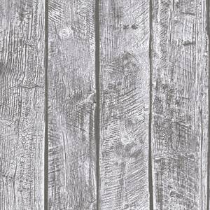 Tapete Holzoptik Grau - Naturfaser - Textil - 53 x 1005 x 1005 cm