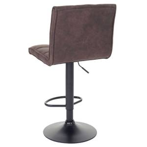 Tabouret de bar B13 (lot de 2) Marron foncé