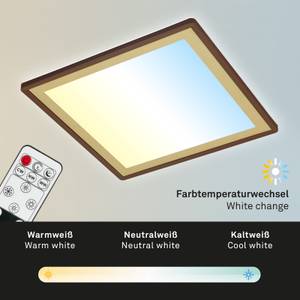 Ultraflaches CCT-LED Panel, braun-gold Gold