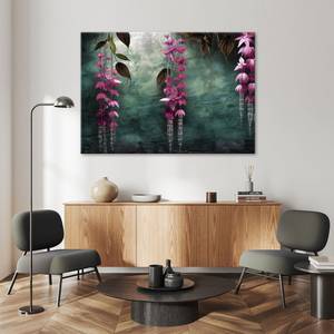 KUNSTDRUCK Hanging Purple Flowers 4 120 x 80 cm