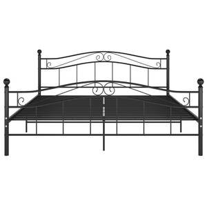 Cadre de lit 3011077 Noir - Largeur : 147 cm