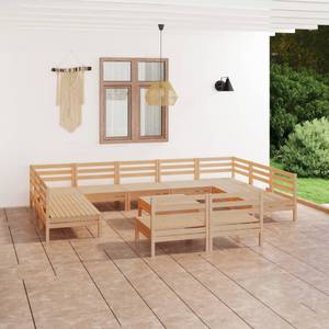 Ensemble de meubles de jardin Marron - Bois massif - Bois/Imitation - 64 x 29 x 64 cm