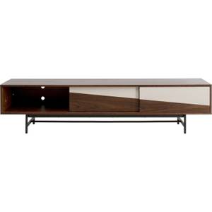 Meuble TV Lamello Marron - Bois massif - 210 x 50 x 40 cm