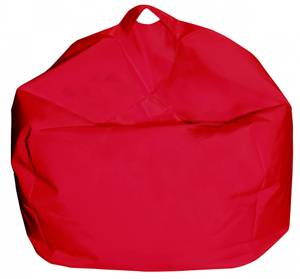 Eleganter Sitzsack Rot - Holzwerkstoff - 65 x 137 x 65 cm