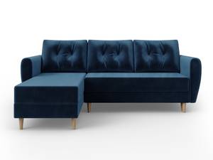 Ecksofa PALER Blau - Ecke davorstehend links