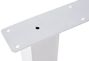 pieds de table Hunker Lot de 2 Blanc - Largeur : 70 cm