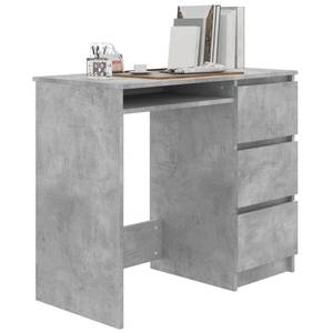 Bureau 3002120 Gris - Bois manufacturé - 45 x 76 x 90 cm