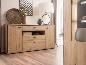 Sideboard Mendoza 1 Braun - Holzwerkstoff - Holzart/Dekor - 183 x 92 x 45 cm