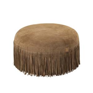 Pouf Eleora Marron - 40 x 75 x 75 cm