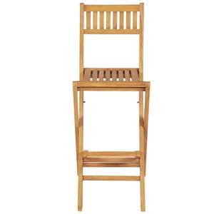 Bistro-Set-k340 ( 3-tlg ) Braun - Massivholz