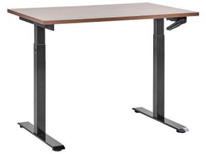 Schreibtisch DESTIN III Schwarz - Eiche Dunkel - Breite: 120 cm