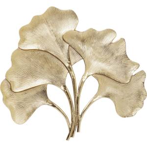 Wandschmuck Ginkgo  Groß Gold - Metall - 72 x 66 x 4 cm