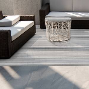 Outdoor Teppich Bologna Grau - Kunststoff - 180 x 1 x 450 cm
