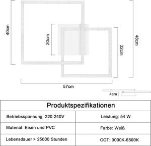 LED Deckenleuchte Beatrice Weiß