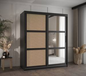 SCHWEBETÜRENSCHRANK PLECIONKA Breite: 150 cm - Schwarz