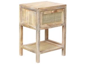 Table de chevet ESTO Marron - Bois massif - 35 x 51 x 29 cm