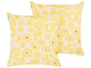 Coussin décoratif TRITELEIA Beige - Doré - Jaune