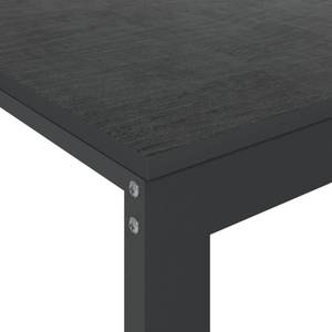 Computer Tisch Schwarz - Holzwerkstoff - Massivholz - 110 x 73 x 110 cm