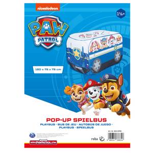 Pop Up Spielbus Paw Patrol Blau - Holzwerkstoff - 75 x 75 x 120 cm