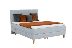 Boxspringbett Cody Hellblau - Breite: 140 cm