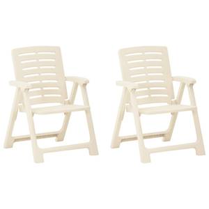 Bistro (lot de 3) 315833 Blanc - Matière plastique - 56 x 63 x 81 cm