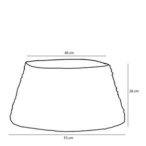 Weihnachtsbaumkorb Weidengeflecht 55 x 26 x 55 cm