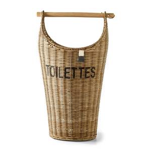 Support papier toilette Rustic Rattan Marron - Rotin - Bois/Imitation - 23 x 56 x 33 cm