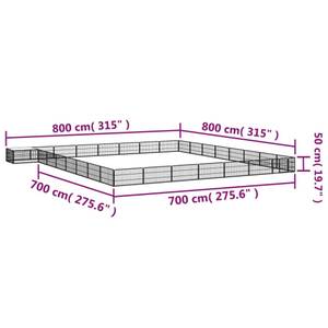 Hundelaufstall 3015786 800 x 800 cm