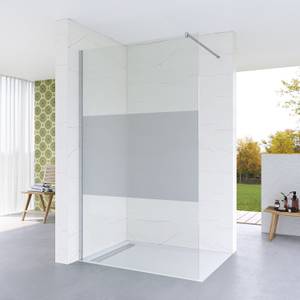 Walk in Dusche mit Nano teilsatiniert Breite: 120 cm