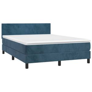 Boxspringbett 3017268-2 Dunkelblau - 144 x 193 cm