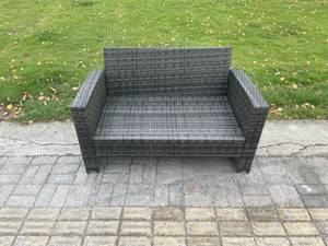 Gartenmöbel Set Mit Tisch B(7er-Set) Grau - Polyrattan - 70 x 74 x 124 cm