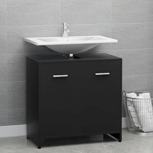 Badezimmerschrank 3003742 Schwarz - Holzwerkstoff - 60 x 61 x 33 cm