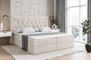 Boxspringbett NOEL Ecru - Breite: 160 cm - H4